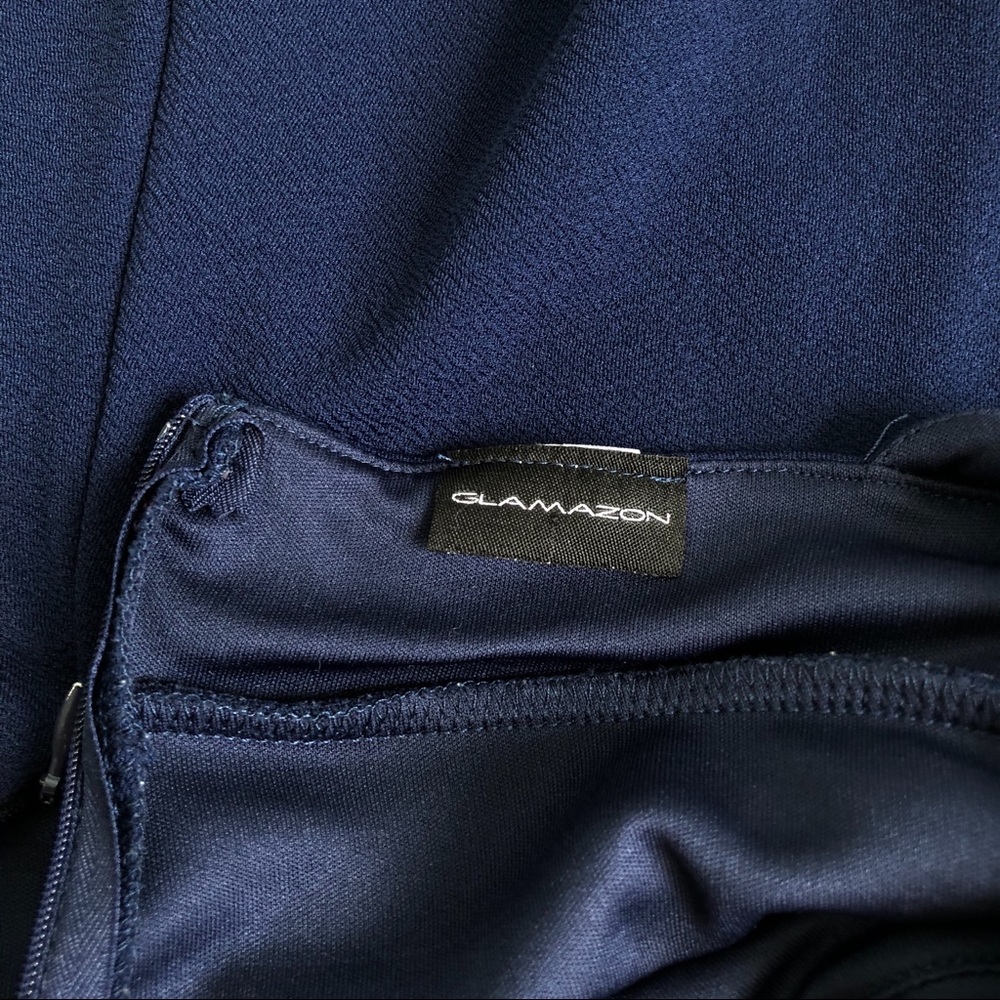 Navy Deep V Haltered Jumpsuit - image 8